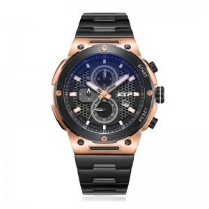 Expedition 6837 Rosegold Black Steel MCBBRBA